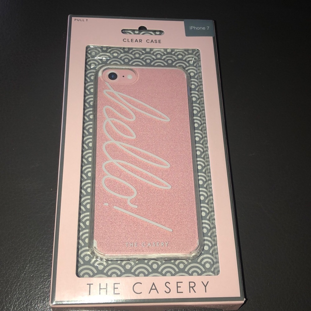 IPhone 7 “HELLO!” Clear Case 📱